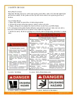 Preview for 6 page of FHM BACKHOE BH 8 Operation And Parts Manual