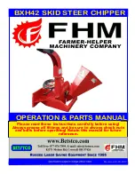 FHM BXH42 Operations & Parts Manual предпросмотр