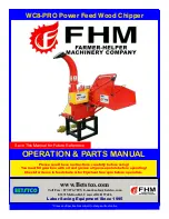 Предварительный просмотр 1 страницы FHM WC8-PRO Operations & Parts Manual