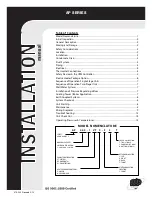 FHP AP025 Installation Manual preview