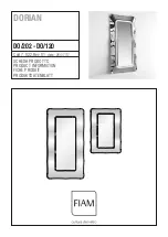 Предварительный просмотр 1 страницы FIAM. DO/120 Product Information