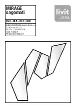 FIAM. Livit MIRAGE MI/A Product Information предпросмотр