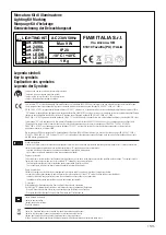 Preview for 15 page of FIAM. MILO DAY 2190/B Product Information