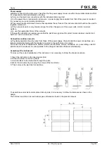 Предварительный просмотр 4 страницы FIAMA F1X5 RS User Manual And Maintenance