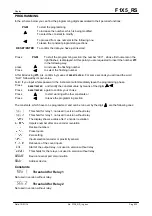 Предварительный просмотр 5 страницы FIAMA F1X5 RS User Manual And Maintenance