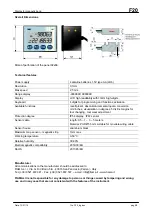 Preview for 8 page of FIAMA F20 User Manual And Maintenance