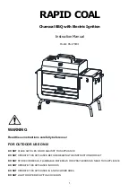 Предварительный просмотр 1 страницы FIAMETTA RAPID COAL HS-17CE01 Instruction Manual