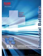 Fiamm FLX Installation & Operating Instructions Manual предпросмотр