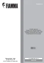 Предварительный просмотр 16 страницы Fiamma 05808-01 Series Installation And Usage Instructions