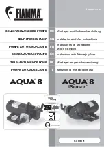 Preview for 1 page of Fiamma AQUA 8 Installation And Use Instructions And Warnings