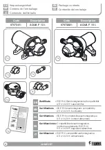 Preview for 2 page of Fiamma AQUA F 10 Series Installation And Usage Instructions