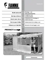 Fiamma Awning enclosure Installation And Use Instructions Manual preview