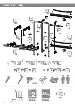 Предварительный просмотр 2 страницы Fiamma CARRY-BIKE 200 DJ DUCATO Installation And Usage Instructions