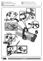 Предварительный просмотр 7 страницы Fiamma CARRY-BIKE CARAVAN UNIVERSAL Installation And Use Instructions Manual