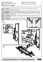 Предварительный просмотр 8 страницы Fiamma Carry-Bike Lift 77 Installation And Usage Instructions