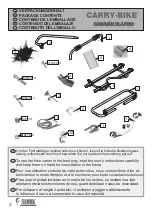 Предварительный просмотр 2 страницы Fiamma CARRY - BIKE Installation And Use Instruction