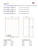 Preview for 4 page of Fiamma Elektra Compact 12 kW BP-L 016 User And Maintenance Manual