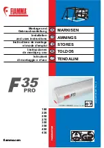 Preview for 1 page of Fiamma F35 Pro 180 Installation And Use Instructions Manual