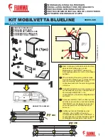 Fiamma KIT MOBILVETTA BLUELINE Installation Instructions предпросмотр