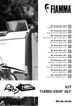 Предварительный просмотр 1 страницы Fiamma KIT TURBO-VENT 28 F Installation And Usage Instructions