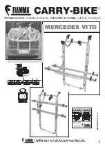 Preview for 1 page of Fiamma MERCEDES VITO Installation Instructions Manual