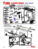 Предварительный просмотр 2 страницы Fiamma OPEL VIVARO Installation Instructions Manual