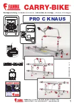 Preview for 1 page of Fiamma PRO C KNAUS Installation Instructions Manual