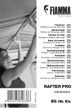 Preview for 1 page of Fiamma RAFTER PRO 98655A002 Installation And Usage Instructions