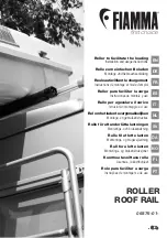 Fiamma ROLLER ROOF RAIL Installation And Usage Instructions preview