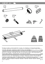 Предварительный просмотр 2 страницы Fiamma ROLLER ROOF RAIL Installation And Usage Instructions