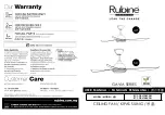 Fiamma Rubine GAVIA Series User Manual предпросмотр