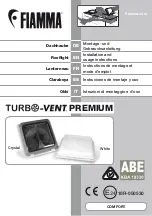 Preview for 1 page of Fiamma Turbo-Vent Premium Installation And Usage Instructions