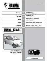 Предварительный просмотр 1 страницы Fiamma VW T5 MULTIVAN Installation Instructions Manual