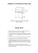 Предварительный просмотр 2 страницы Fiammetta MOMENTUM HS-18MA9401 Assembly & Operating Instructions