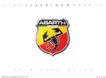 Preview for 1 page of Fiat 124 Spider Abarth 2018 User Manual