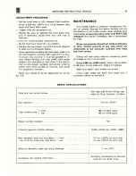 Предварительный просмотр 65 страницы Fiat 1600S CABRIOLET Servicing Instructions