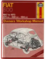 Preview for 1 page of Fiat 1953 500 Owners Workshop Manual