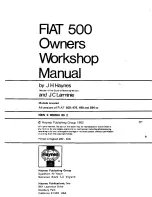 Preview for 2 page of Fiat 1953 500 Owners Workshop Manual