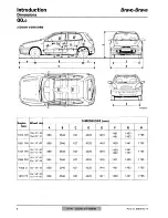 Предварительный просмотр 8 страницы Fiat 1995 Brava Service Manual