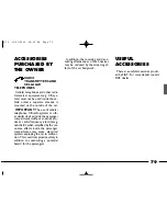 Preview for 80 page of Fiat 2003 Palio Owner'S Manual