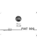 Fiat 2013 500 ABARTH Owner'S Manual предпросмотр