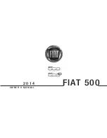 Fiat 2014 500C Owner'S Manual предпросмотр