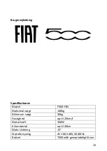 Предварительный просмотр 29 страницы Fiat 500 Series User Manual - Original Instructions