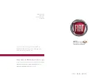 Предварительный просмотр 1 страницы Fiat 500e 2016 User Manual