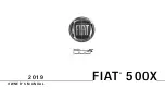 Preview for 1 page of Fiat 500X 2019 Owner'S Manual