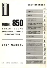 Preview for 2 page of Fiat 850 Coupe 1968 Shop Manual