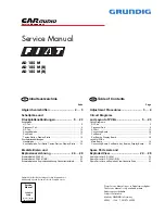 Предварительный просмотр 1 страницы Fiat AD 185 M Service Manual