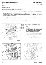 Preview for 176 page of Fiat Barchetta 1998 Manual