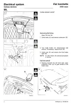 Preview for 179 page of Fiat Barchetta 1998 Manual