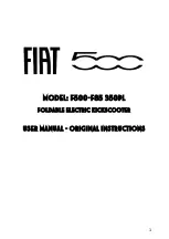 Fiat F500-F85 350PL User Manual - Original Instructions preview